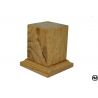 PEANA PEDESTAL MADERA DE ROBLE 4x4x6