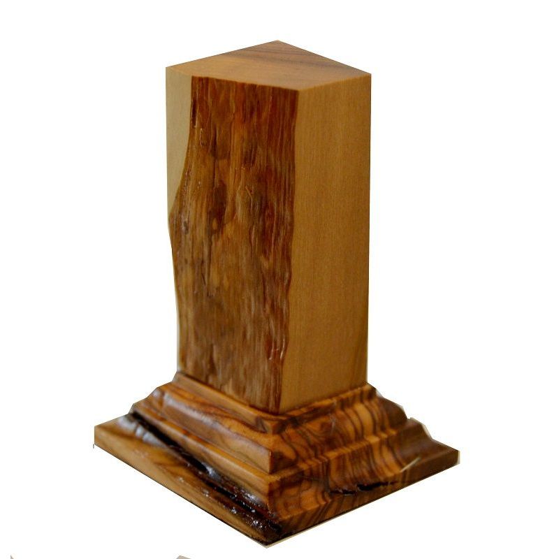 PEANA MADERA DE OLIVO CON BASE DE OLIVO 2x2x6 PEANA MADERA DE OLIVO CON BASE DE OLIVO 2x2x6