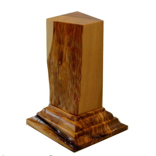 PEANA MADERA DE OLIVO CON BASE DE OLIVO 2x2x6 PEANA MADERA DE OLIVO CON BASE DE OLIVO 2x2x6