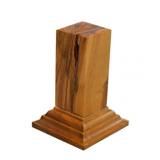 PEANA DE MADERA DE OLIVO CON BASE DE OLIVO 2x2x6 PEANA DE MADERA DE OLIVO CON BASE DE OLIVO 2x2x6