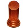 Bust wooden base diameter 3.5 sapelly high