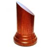 Bust wooden base sapelly 4.5 x 8