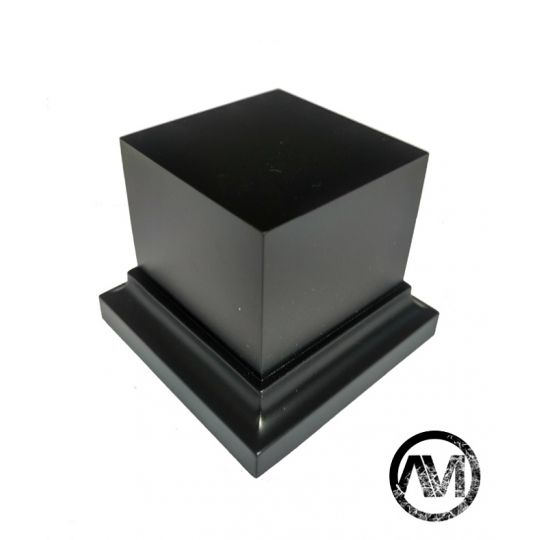 PEANA PEDESTAL DM LACADO - NEGRO 4,5x4,5x5 PEANA PEDESTAL DM LACADO - NEGRO 4,5x4,5x5